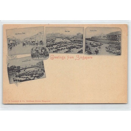 Rare collectable postcards of SINGAPORE. Vintage Postcards of SINGAPORE