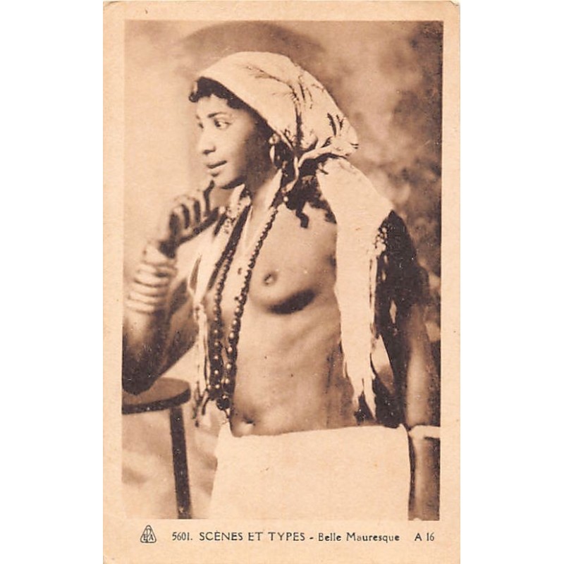 Rare collectable postcards of ETHNIC NUDE. Vintage Postcards of ETHNIC NUDE