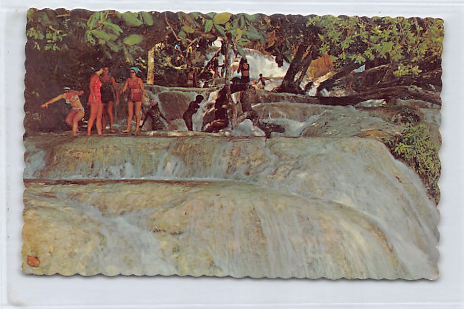 JAMAICA DUNNS River Falls, Ocho Rios Publ. The Novelty Trading Co
