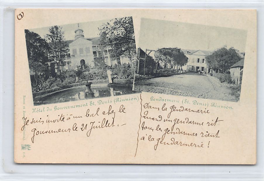 LA RÉUNION SAINTDENIS Gendarmerie Hôtel du Gouvernement EUR 39